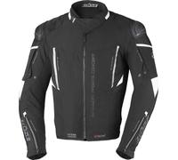 Büse Rocca Chaqueta textil para motocicletas, negro-blanco, tamaño 54 para Hombres