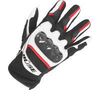 Büse Safe Ride Guantes de motocross para mujer, blanco/rojo, Talla 6