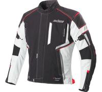 Büse Salamanca Chaqueta textil para motocicleta, negro-blanco-rojo, tamaño 48 para Hombres