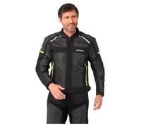 BÜSE Santerno De Tela Chaqueta Negro/Neón 4XL hombres