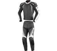 Büse Silverstone Pro, traje de cuero 2pcs. Mujeres 42 female Negro/Blanco/Gris