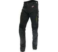 Büse Storm, pantalones textiles impermeables 62 male Negro/Amarillo Neón