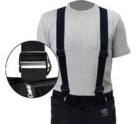 Büse Tirantes con ganchos, negro, Talla M
