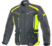 Büse Torino II Chaqueta textil de motocicleta, negro-amarillo, tamaño 32 para Hombres
