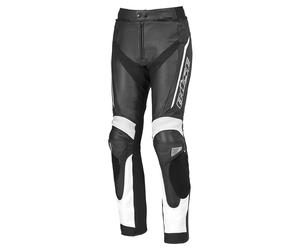Büse Tormo damas Pantalón combinado de cuero Negro/Blanco 72 unisex