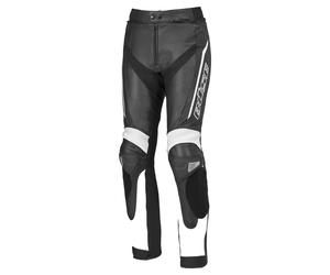 Büse Tormo Pantalón combinado de cuero Negro/Blanco 106 unisex
