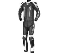 Büse Tormo Traje de cuero de moto de dos piezas, Negro/Blanco, Talla 56