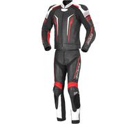 Büse Tormo Tuta in pelle da motociclista a due pezzi, nero/rosso, 54