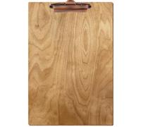 Bütic - Portapapeles de madera de abedul, forma estándar, rústico, para DIN A3, A4, A5 y A6, de 3 mm de madera contrachapada de abedul y sellado con barniz transparente resistente, formato: A4 alto