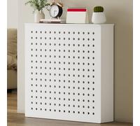 BUETPOX Cubierta De Radiador Blanco, Cubre Radiadores Diseño Moderno Estante para Radiador Vertical, Cubre Radiador De Ancho, Cubreradiador Grande, Diseño Elegante(70 * 80 * 15cm/27.6 * 31.5 * 5.9in)