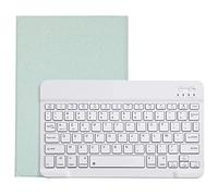 Bueuwe Funda con Teclado para Huawei Matepad 10.4 2020 - Teclado Francés AZERTY, Teclado Retroiluminado De 7 Colores Desmontable con Portalápices, BAH3-AL00/ BAH3-W09,Verde