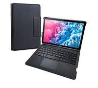 Bueuwe Funda con Teclado para Huawei Pro 10.8 2021/2019, Diseño QWERTY En Inglés, Teclado Bluetooth con Trackpad Incorporado, Funda Inteligente De Cuero Delgado,Matepad 10.8