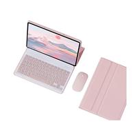Bueuwe Funda Teclado para Huawei MatePad 11.5 S 2024, Teclado inalámbrico Bluetooth Desmontable, Ratón Bluetooth,Soft Pink