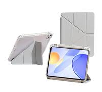 Bueuwe Funda Teclado para Huawei MatePad Air 12" (2024), con Soporte para el Apple Pencil, Cubierta con Soporte Plegable en Y,QWERTY Español Ñ,Space Grey