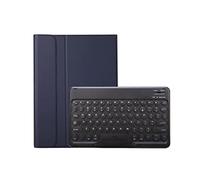 Bueuwe Funda Teclado para iPad 9th/8th/7th Gen 10.2 in, Pro, Air 3rd Gen 10.5 in, Teclado inalámbrico Desmontable con Cubierta Protectora magnética,Dark Blue