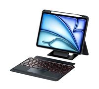 Bueuwe Funda Teclado para iPad Air de 11 Pulgadas M4 2026/M3 2025/M2, Air de 5.ª/4.ª generación de 10,9 Pulgadas, con Teclado inalámbrico Bluetooth Desmontable,Ligero,Negro