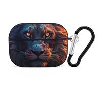 Buewutiry Funda compatible con Airpods Pro de 2ª generación, funda Forest Cool Lion compatible con Airpods Pro, bonita funda compatible con Airpods Pro 2