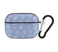 Buewutiry Funda compatible con Airpods Pro de 2ª generación - Funda Sea Shell Ocean Beach compatible con Airpods Pro, bonita funda compatible con Airpods Pro 2