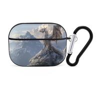 Buewutiry Funda compatible con Airpods Pro de 2ª generación - Funda Silver Dragon Mountain Peaks compatible con Airpods Pro, bonita funda compatible con Airpods Pro 2