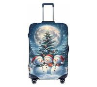 Buewutiry Funda protectora para equipaje de viaje, con texto en inglés "Merry Christmas" n.º 342, antiarañazos, para equipaje de 18 a 32 pulgadas, Black, L