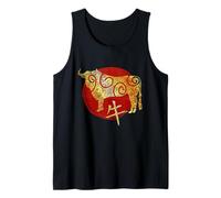 Buey Signo Estrella del horóscopo Zodiaco Chino Camiseta sin Mangas