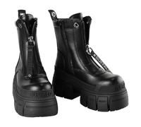 Búfalo - Botines para mujer GOSPHER ZIP Vegan 1622350, color negro, Negro , 38 EU