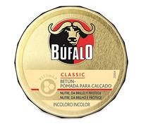 Búfalo Classic - Shoe Polish, Betún para Zapatos, Cuidado del Calzado, Crema Color Neutral que Protege y da Brillo, Óptimo para Pieles Lisas y Rústicas - Lata de 75ml
