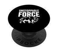 Búfalo de Fuerza imparable PopSockets PopGrip Adhesivo