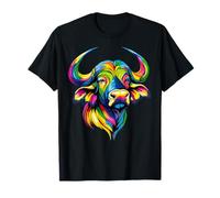 Búfalo del Cabo Cafre Búfalo de Agua Safari Búfalo Africano Camiseta