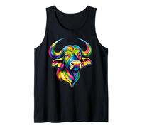 Búfalo del Cabo Cafre Búfalo de Agua Safari Búfalo Africano Camiseta sin Mangas