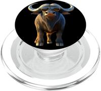 Búfalo del Cabo Cafre Búfalo de Agua Safari Búfalo Africano PopSockets PopGrip para MagSafe