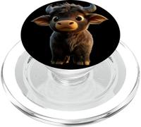 Búfalo del Cabo Cafre Búfalo de Agua Safari Búfalo Africano PopSockets PopGrip para MagSafe