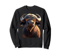 Búfalo del Cabo Cafre Búfalo de Agua Safari Búfalo Africano Sudadera