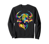 Búfalo del Cabo Cafre Búfalo de Agua Safari Búfalo Africano Sudadera