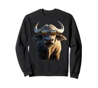 Búfalo del Cabo Cafre Búfalo de Agua Safari Búfalo Africano Sudadera