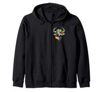 Búfalo del Cabo Cafre Búfalo de Agua Safari Búfalo Africano Sudadera con Capucha