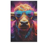 Búfalo Puzzles Adultos 1000 Piezas de Madera Juguete De Puzzle Desafío Del Cerebro Para Niños, Inteligencia (78×53cm)