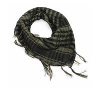 Bufanda 1/3 piezas de chal de senderismo al aire libre for hombre con borlas, a cuadros, bufanda, máscara(Green,3pcs)