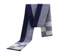 Bufanda A Cuadros De 1 Pieza, Bufanda De Cachemira De Imitación Con Borde De Borla, Bufanda De Moda Para Hombre, Bufanda Cálida De Invierno, Bufanda Resistente Al Viento Para Exteriores