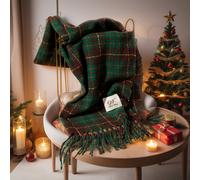Bufanda a cuadros para mujer, versión coreana de invierno 2024, nueva bufanda gruesa y versátil, regalo de Navidad, embalaje exquisito, se puede regalar , familiares, regalo exquisito de marca de