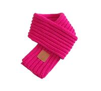 Bufanda Amarillo Mujer Niños Invierno Cálido Punto Scarves Cálido Cuello Bufanda Cálida para Toddlers Boys Girls Bufanda Mujer Primavera Seda, Rosa intenso., Talla única
