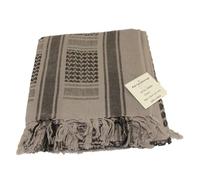 Bufanda árabe táctica del desierto a prueba de viento chal del ejército cubierta for el cuello envoltura for la cabeza for hombres caza al aire libre senderismo(Gray)