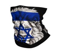 Bufanda Bandera del León De Israel Elegante Cuello Bufanda Elástico Pasamontañas para Correr Adulto Yoga