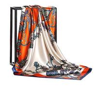 Bufanda Bufandas de seda for mujer, pañuelo cuadrado for la cabeza, chal for mujer, silenciador, Pareo, pañuelo, hiyab de gasa for mujer, Poncho, bufandas de lana Abrigarse en invierno ( Color : 09 ,