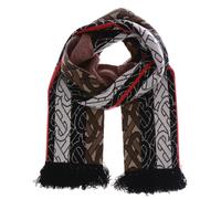Bufanda Burberry Bufanda MONOGRAMA RAYAS PUNTO Unisex Marrón 8018615