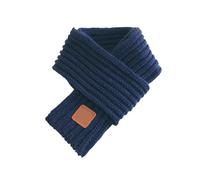 Bufanda cálida de invierno para niños, cuello de bufanda, cálido para niños y niñas, bufanda de cuadros, marine, Talla única