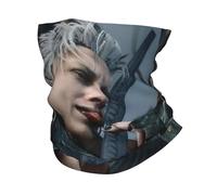 Bufanda cálida multifuncional para invierno, Vergil From the May Cry Seri Bandana Neck Gaiter Printed Wrap Scarf Balaclava Multiuso Running Unisex Adult Washable