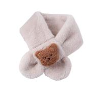 Bufanda Cálida Para Niños Con Patrón De Oso Dibujos Animados Silenciador Largo Pañuelo A Prueba Calentador Cuello Informal Para Actividades Aire Libre Bufanda Bonita