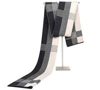 Bufanda clásica súper suave para hombres Bufanda de invierno a cuadros de cachemira Bufandas para hombres-Long Leisure Business Neckerchief 70.82IN * 11.82IN-03#-180 * 30CM