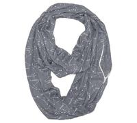 Bufanda con bolsillos - Mantón para el sol con almacenamiento con cremallera, abrigo de invierno para el cuello para mujer, accesorio de cálido, ropa de viaje informal | Amigos Estudiantes Adulto